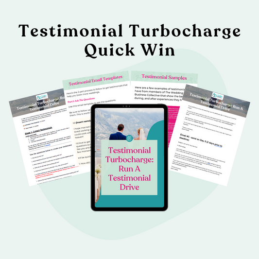 Testimonial Turbocharge Quick Win